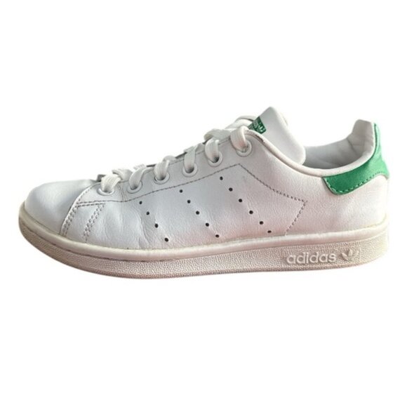 Adidas Original Endorsed by Stan Smith White Green Low Top Sneakers‎ Size 4 - Picture 7 of 9